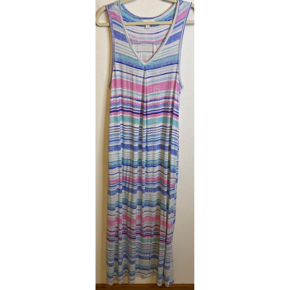 Koolaburra by UGG Women Sleeveless Dress Side Pockets Stretch Lounge Maxi MEDIUM